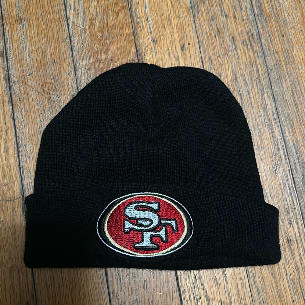 49ers kids beanie
